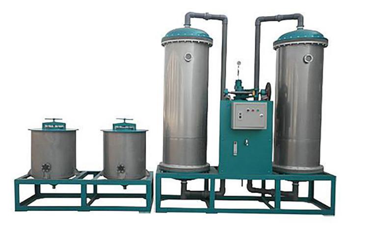 制水工藝優(yōu)良，采用浮動逆流再生工藝，水質、產(chǎn)水量穩(wěn)定，連續(xù)產(chǎn)水，用軟化水化鹽、再生、清洗